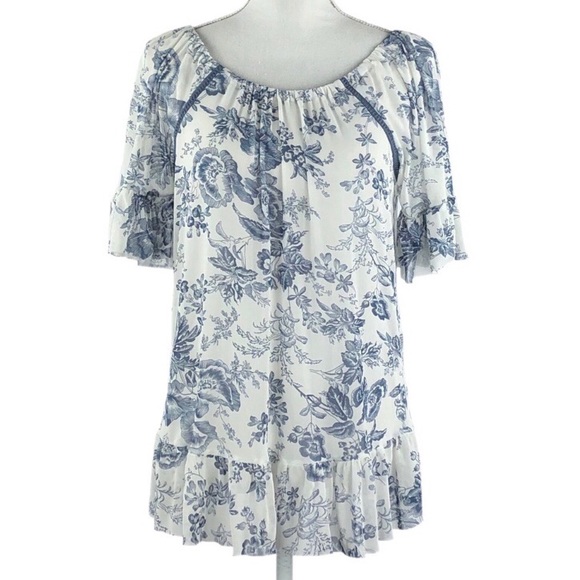 ANTRHOPOLOGIE | Eden & Olivia Floral Top - Picture 2 of 6